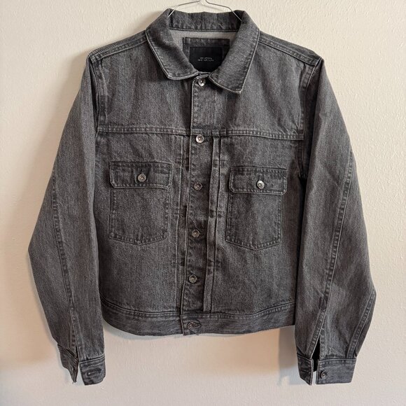 Saturdays NYC Ray Denim Jean Jacket Washed Black - Picture 1 of 3